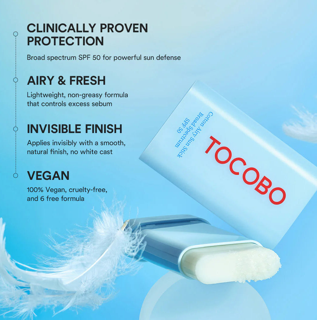 TOCOBO Cotton Soft Sun Stick SPF 50+ PA++++