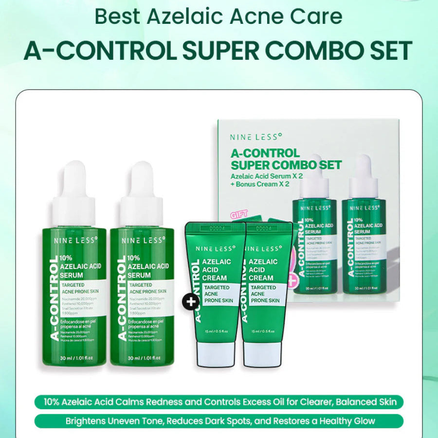 NINELESS A-Control 10% Azelaic Acid Serum (Exclusive Set)