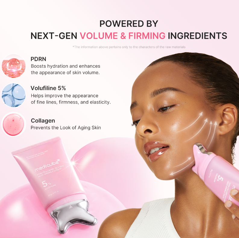 Medicube PDRN Collagen Gua Sha Neck Wrinkle Cream