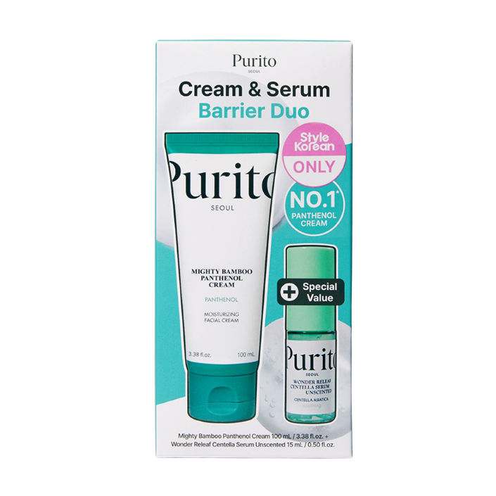 PURITO Seoul Cream & Serum Barrier Duo Set