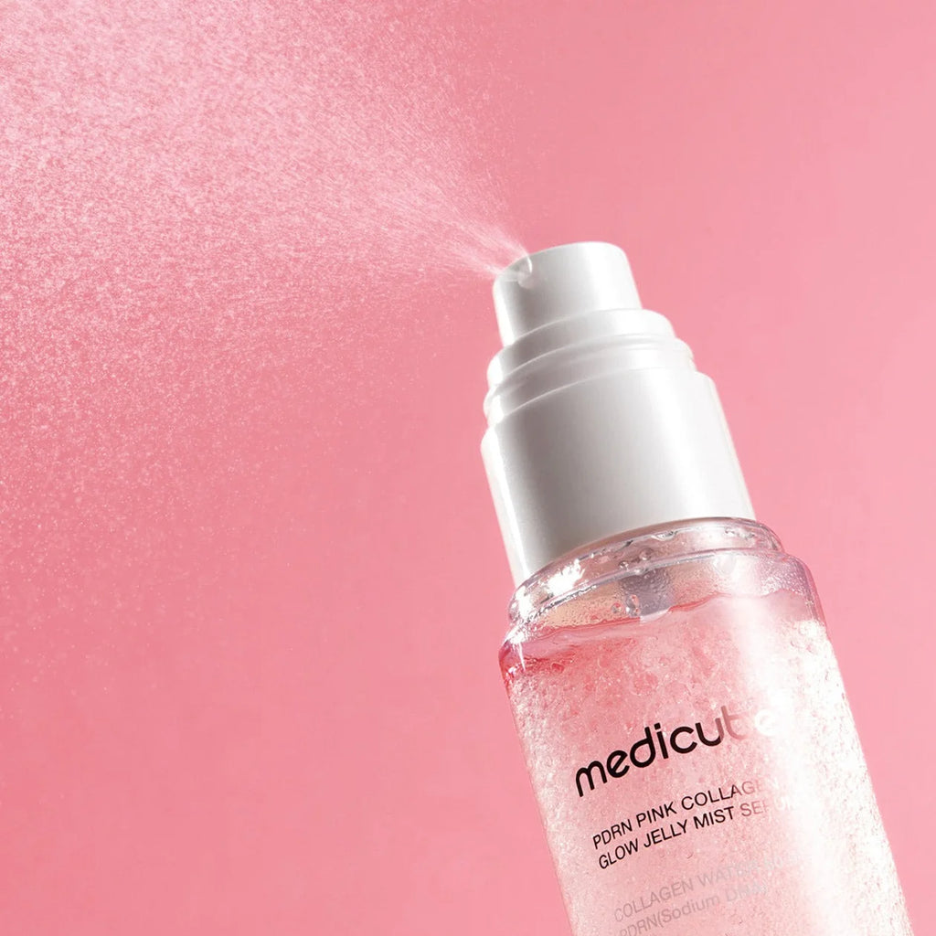 Medicube PDRN Pink Collagen Glow Jelly Mist Serum, 100ml