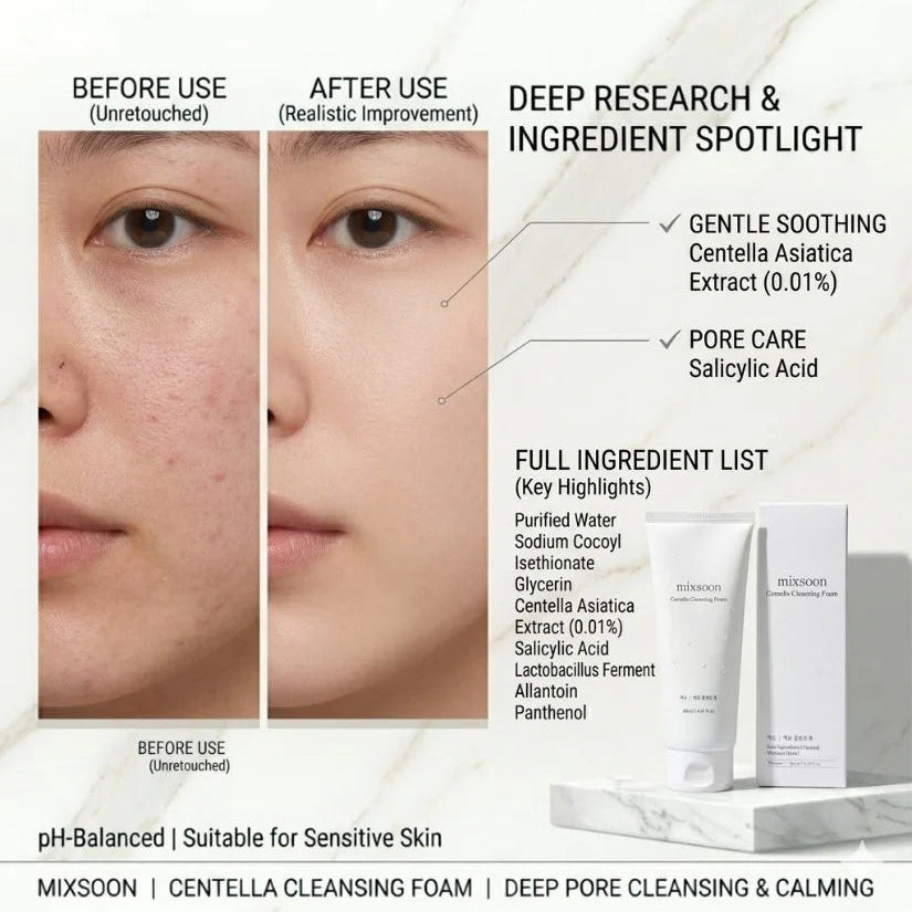 Mixsoon Centella Cleansing Foam