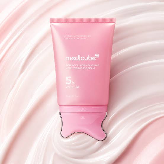 Medicube PDRN Collagen Gua Sha Neck Wrinkle Cream