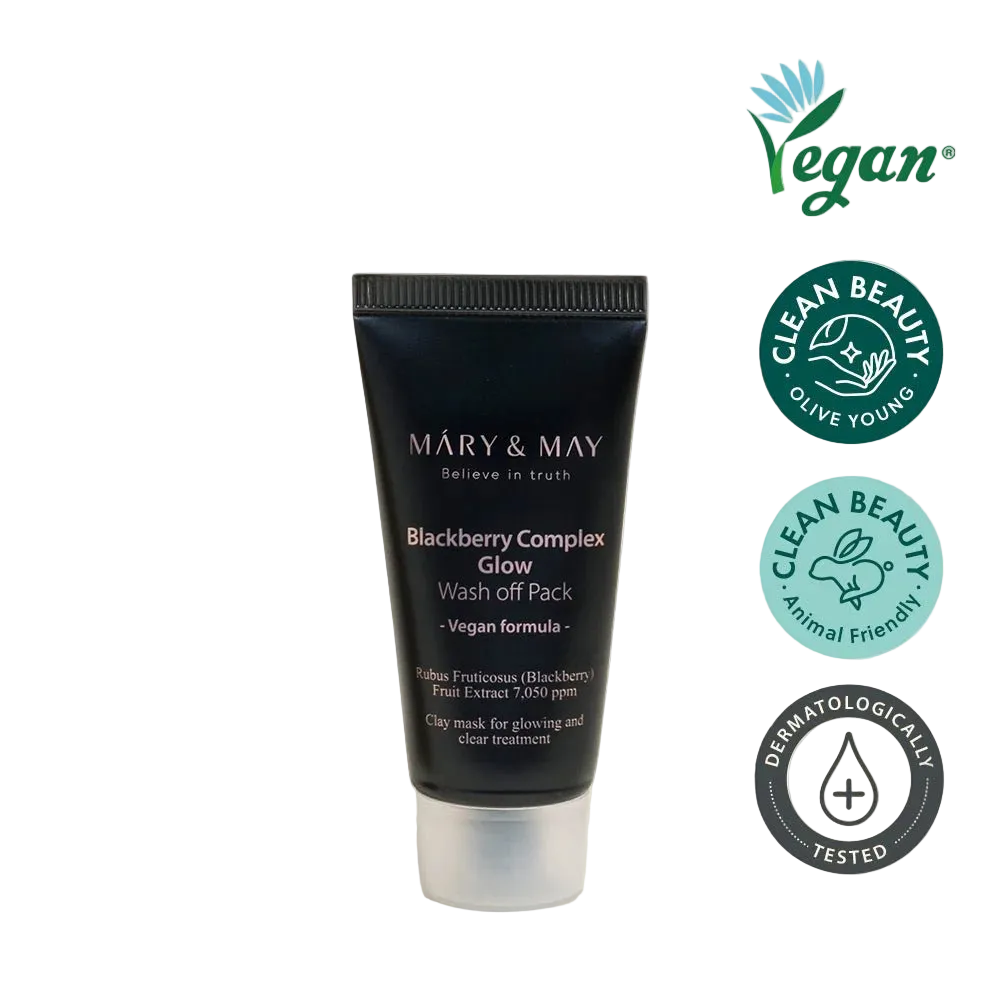Mary&May Vegan Blackberry Complex Glow Wash Off Pack