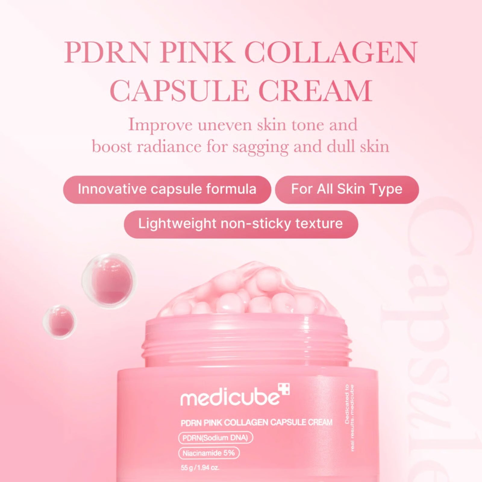 Medicube PDRN Pink Collagen Jelly cream